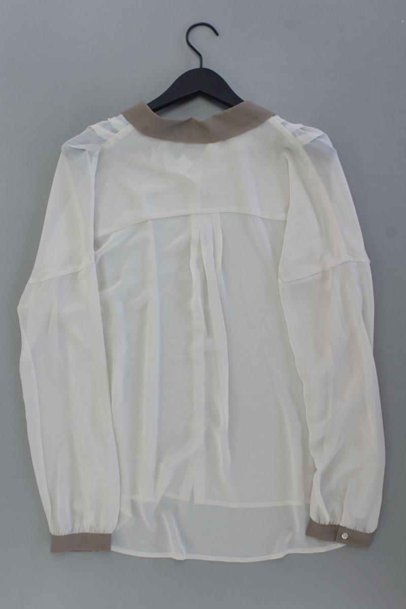 Esprit Chiffonbluse Gr. 42 Langarm creme aus Polyester