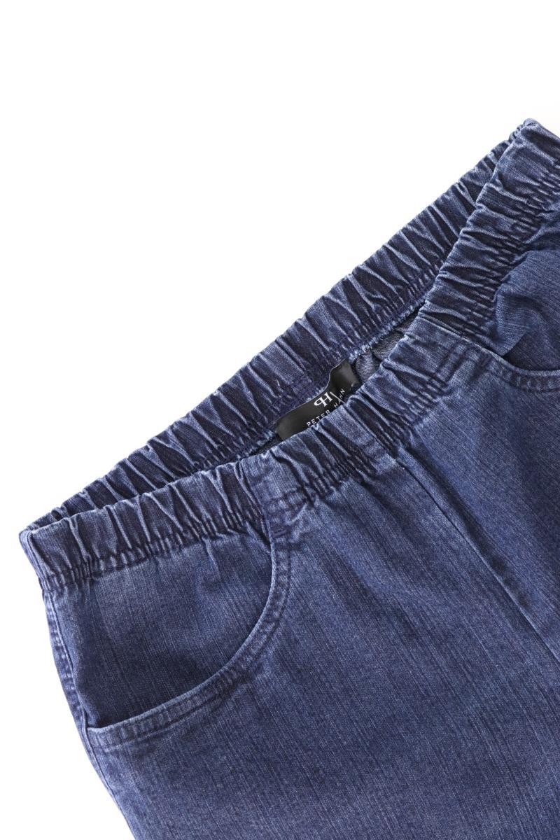 Peter Hahn Jeggings Gr. Kurzgröße 19 blau aus Baumwolle