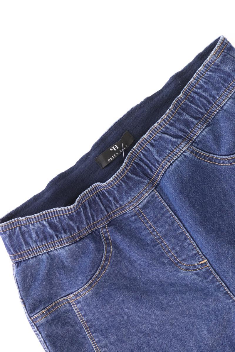 Peter Hahn Jeggings Gr. Kurzgröße 19 blau aus Baumwolle