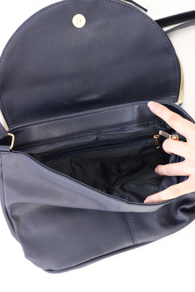 Schultertasche blau aus Polyurethan