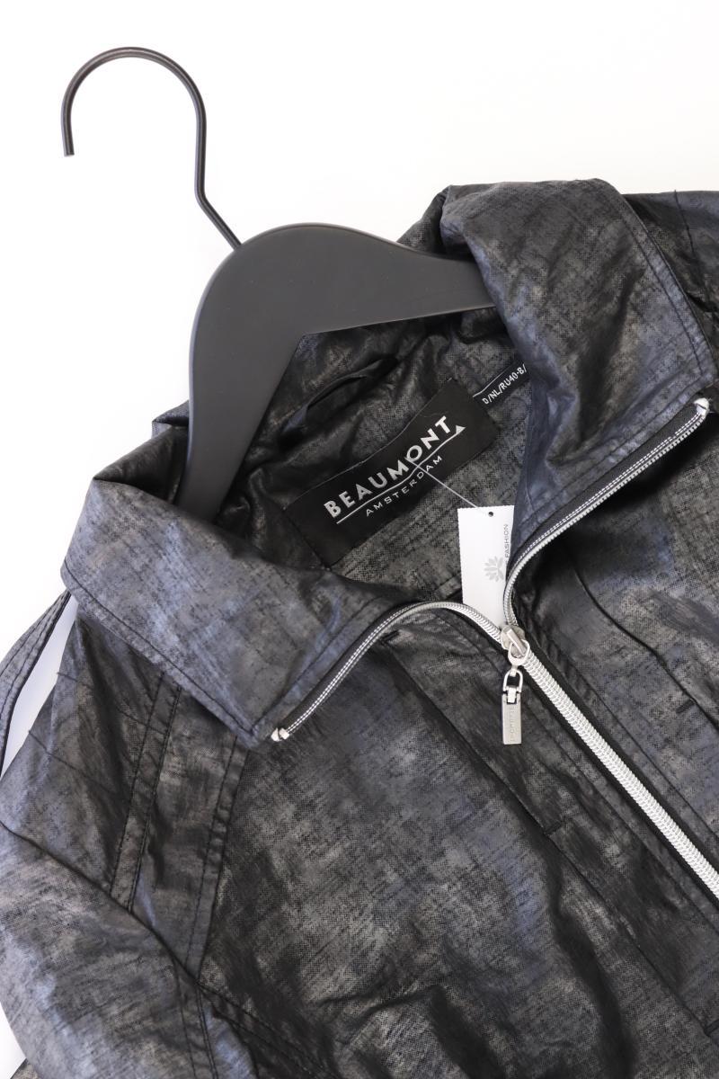 Beaumont Bikerjacke Gr. 40 schwarz aus Polyester