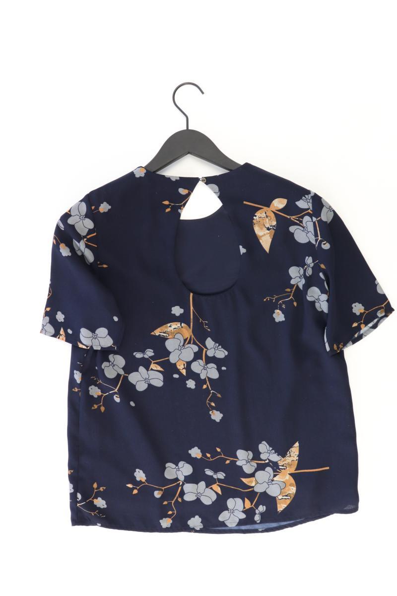Vero Moda Kurzarmbluse Gr. M mit Blumenmuster blau