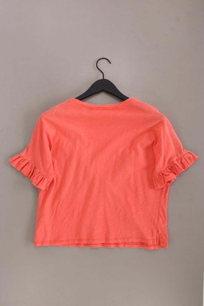 Koton Cropped Shirt Gr. XS Kurzarm orange aus Baumwolle