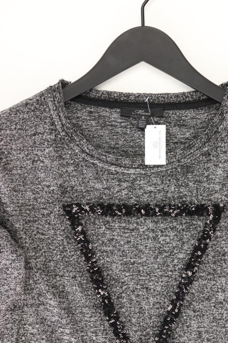 Mavi Longsleeve-Shirt Gr. S Langarm mit Pailletten grau
