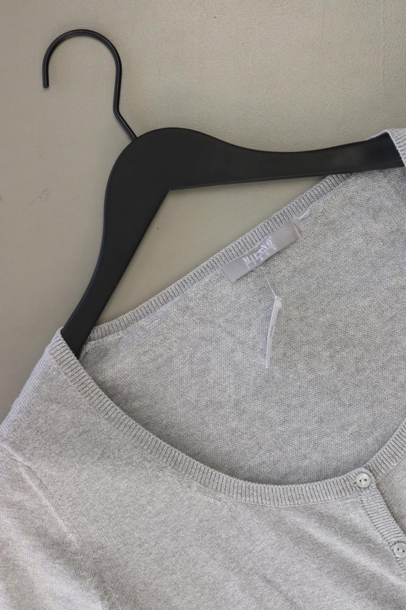 Milano Italy Strickjacke Gr. M 3/4 Ärmel grau