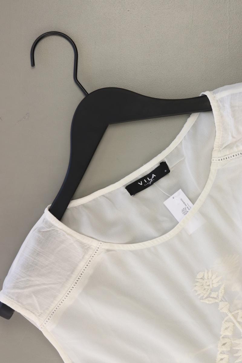 Vila Ärmellose Bluse Gr. M creme aus Polyester