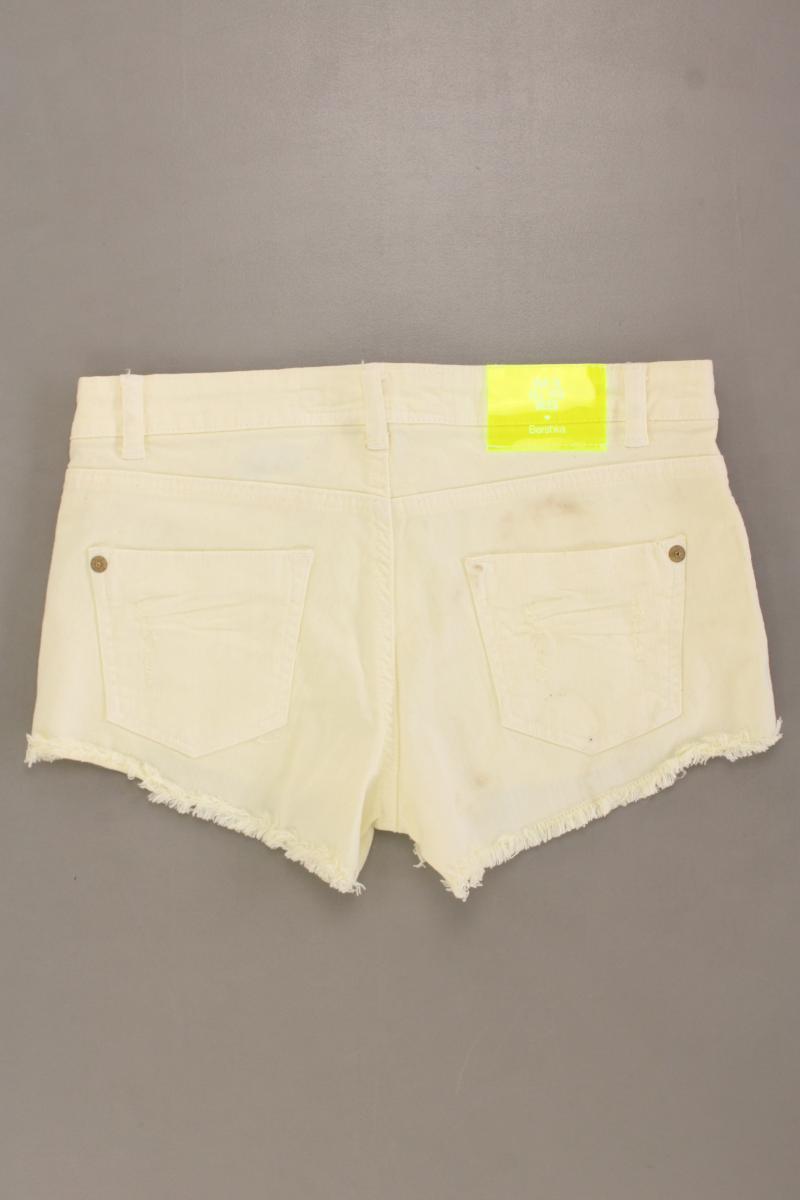 Bershka Hotpants Gr. 36 gelb aus Baumwolle