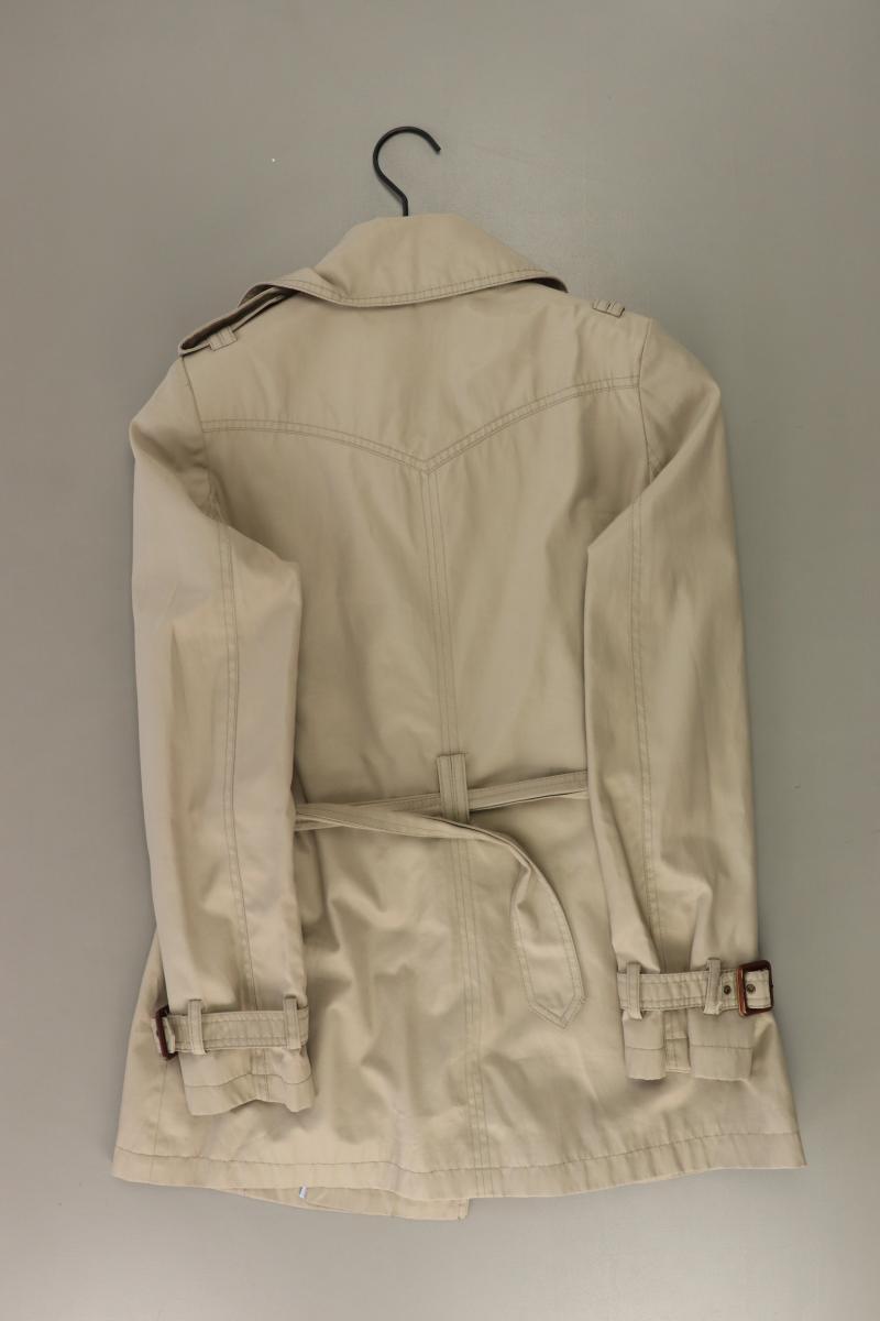 Tommy Hilfiger Trenchcoat Gr. S mit Gürtel creme aus Baumwolle