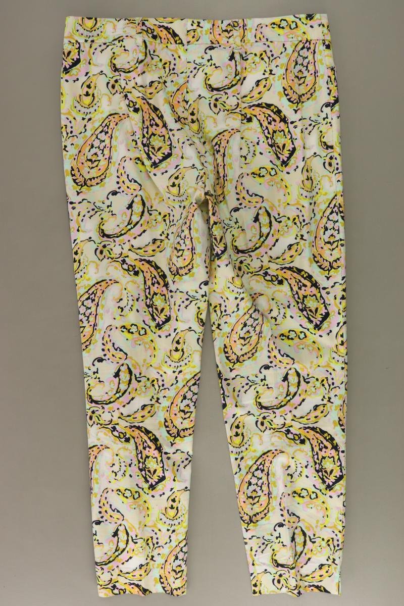 Laurèl Stoffhose Gr. 38 mit Paisleymuster mehrfarbig aus Baumwolle