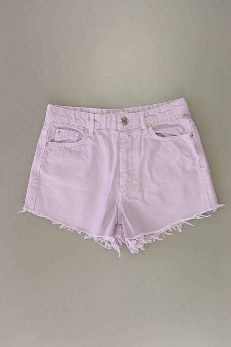 Gina Tricot Jeansshorts Gr. 34 lila aus Baumwolle