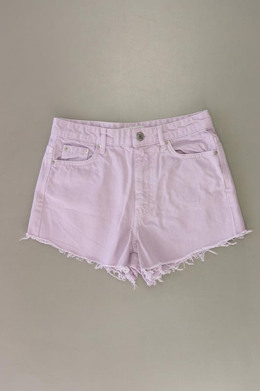 Gina Tricot Jeansshorts Gr. 34 lila aus Baumwolle