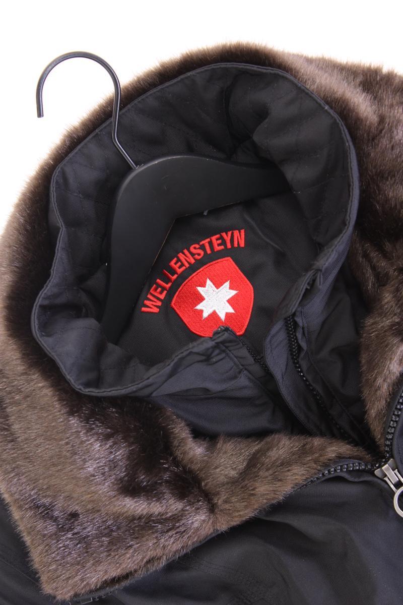 Wellensteyn Lange Jacke Gr. L mit Gürtel schwarz aus Polyester