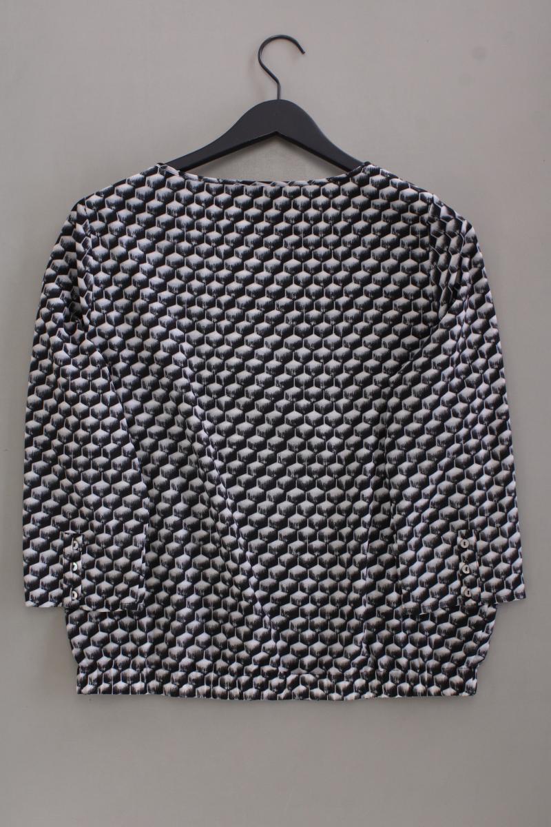 someday. Regular Shirt Gr. 40 geometrisches Muster 3/4 Ärmel schwarz