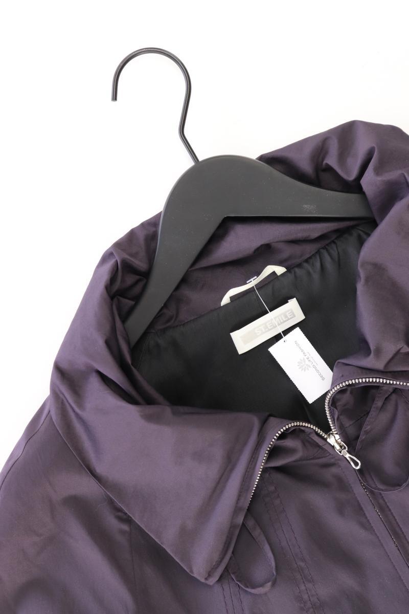 St. Emile Übergangsjacke Gr. 40 lila aus Baumwolle
