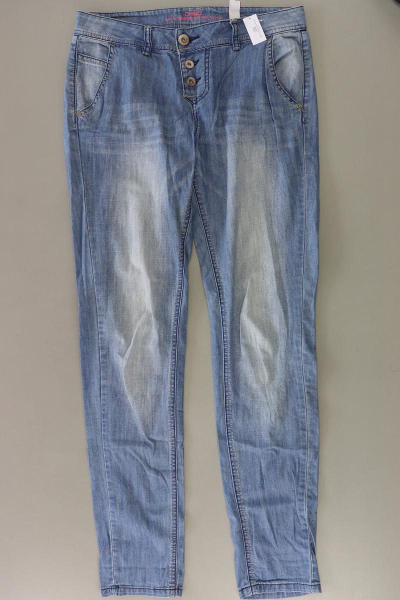 s.Oliver Baggy Jeans Gr. 34/L34 blau aus Baumwolle