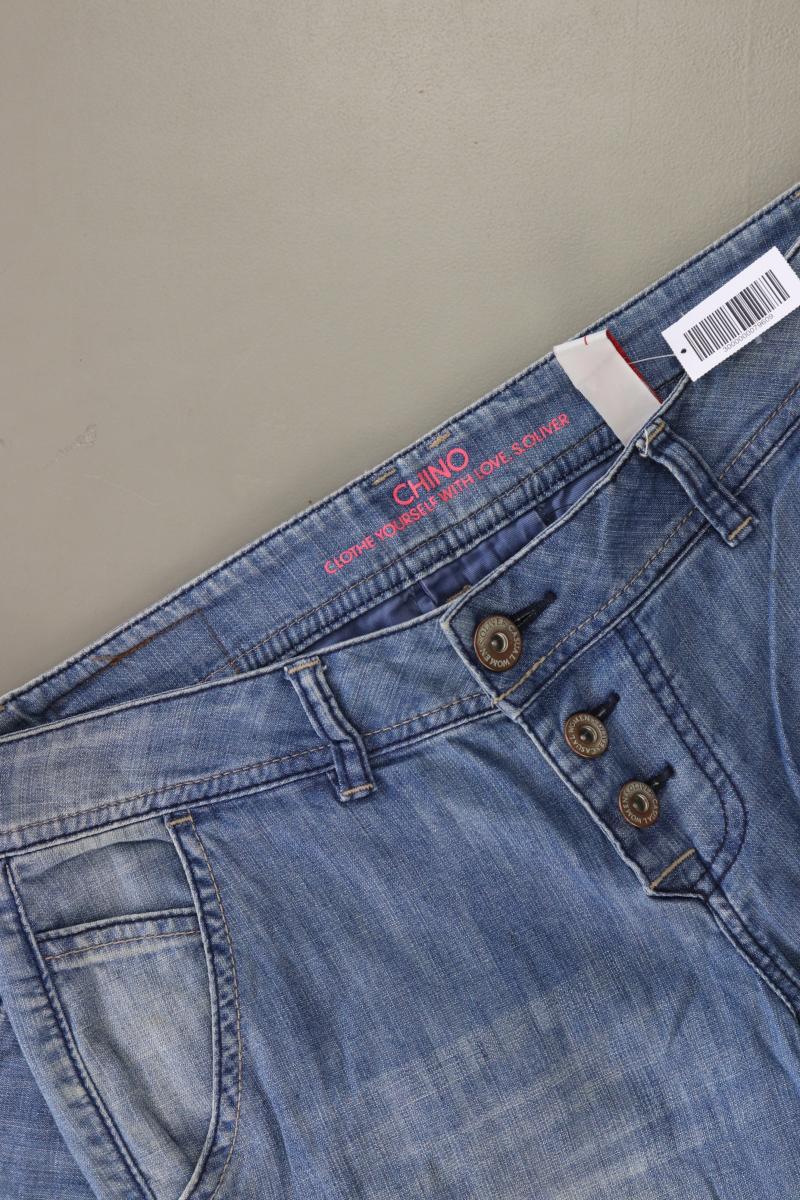 s.Oliver Baggy Jeans Gr. 34/L34 blau aus Baumwolle