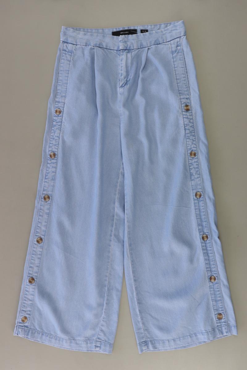 Vero Moda 7/8 Hose Gr. XS/L32 blau aus Lyocell