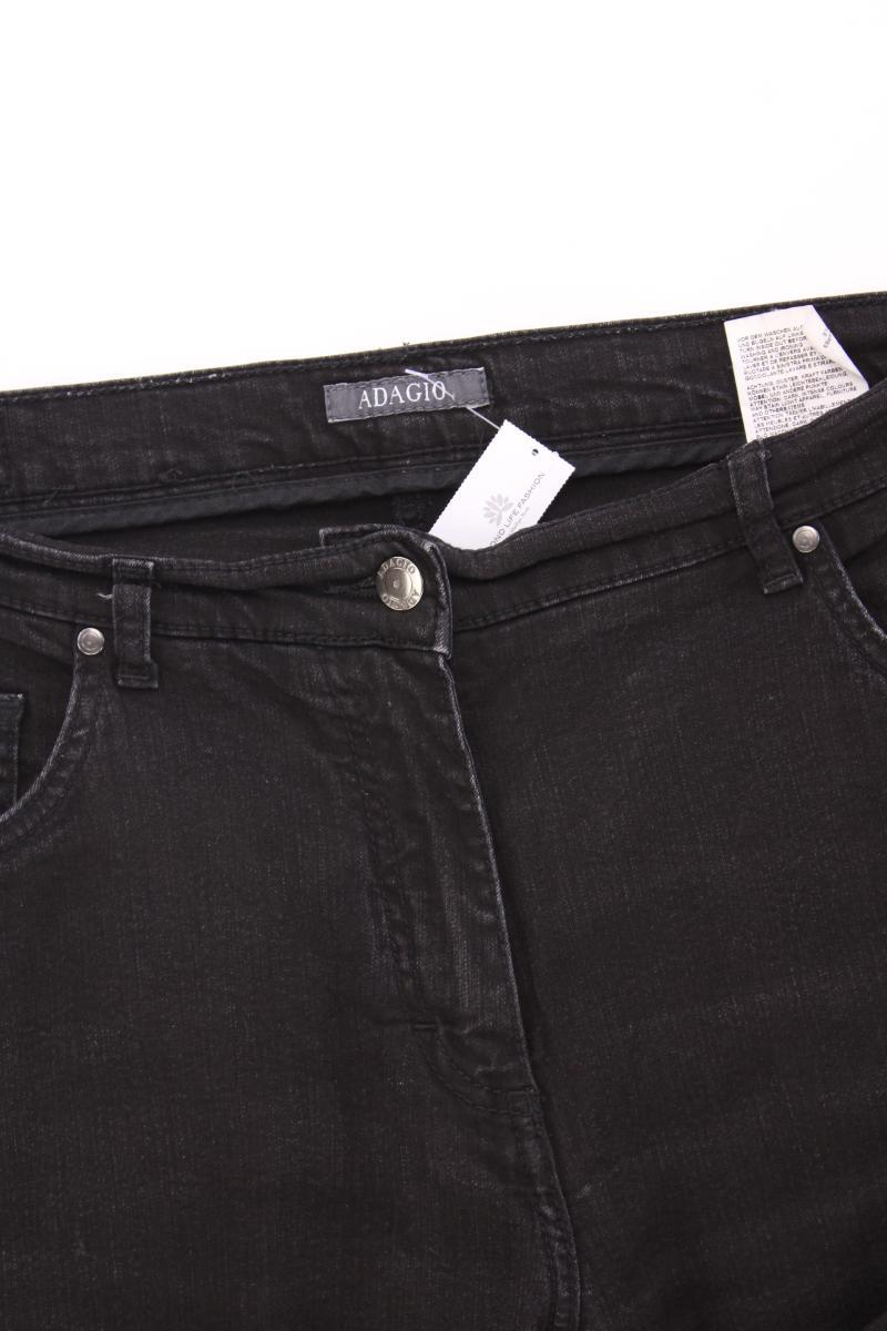 Adagio Straight Jeans Gr. 44/L31 Modell Amy grau aus Baumwolle