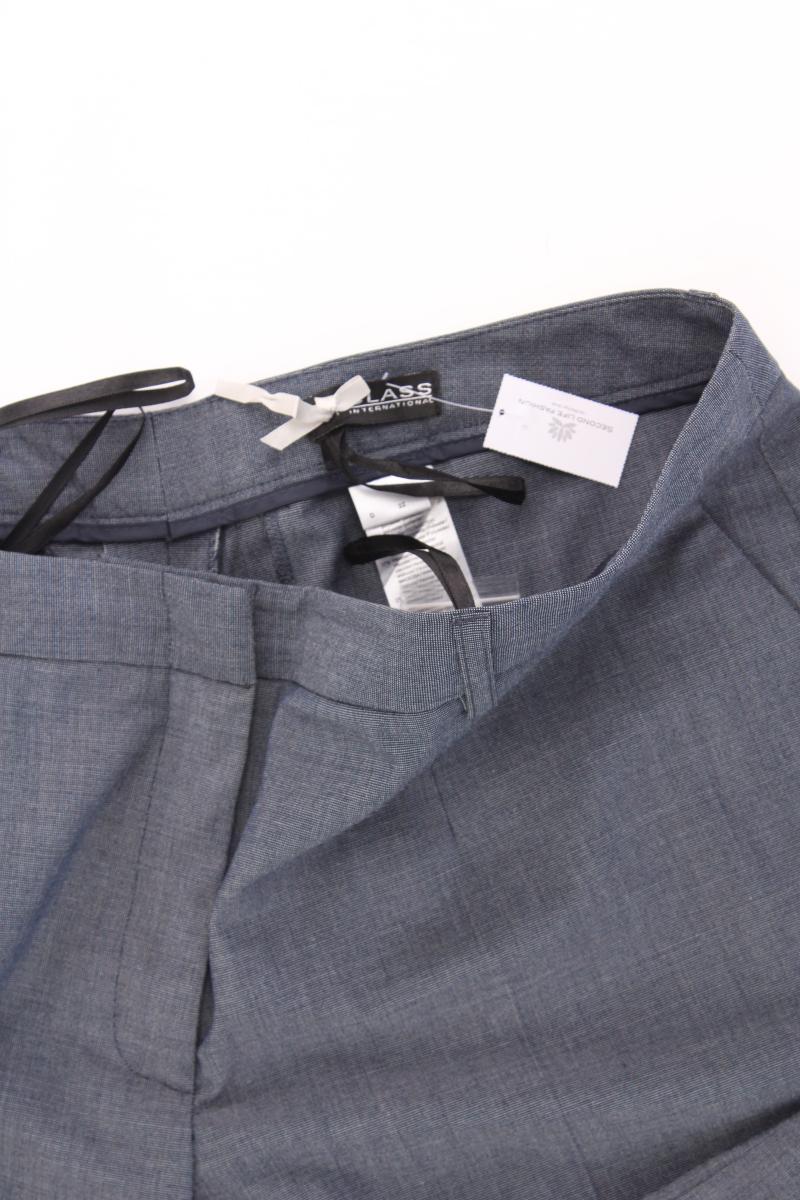 Class International Anzughose Gr. Kurzgröße 22 neuwertig blau aus Polyester