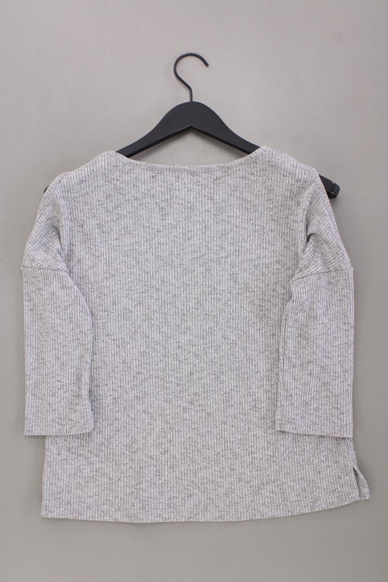 Object Strickshirt Gr. M 3/4 Ärmel grau aus Polyester