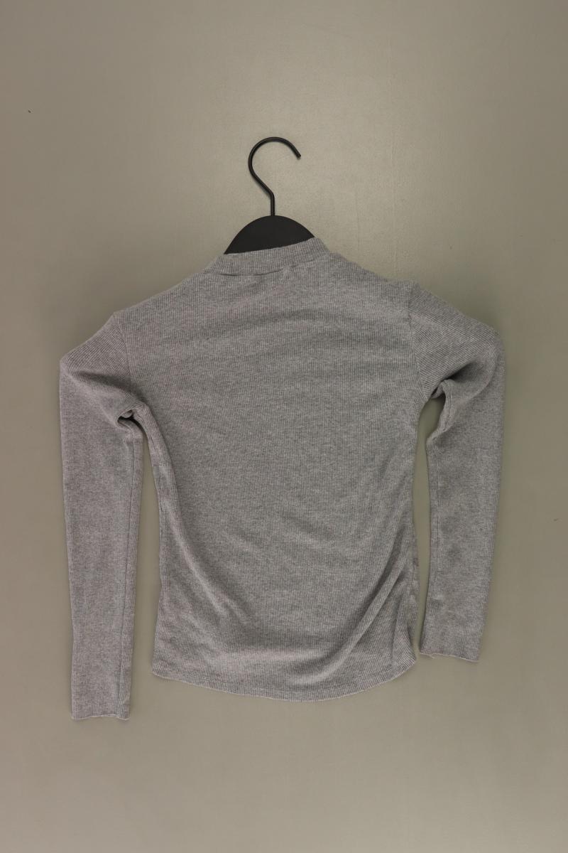 Zara Cropped Shirt Gr. M 3/4 Ärmel grau
