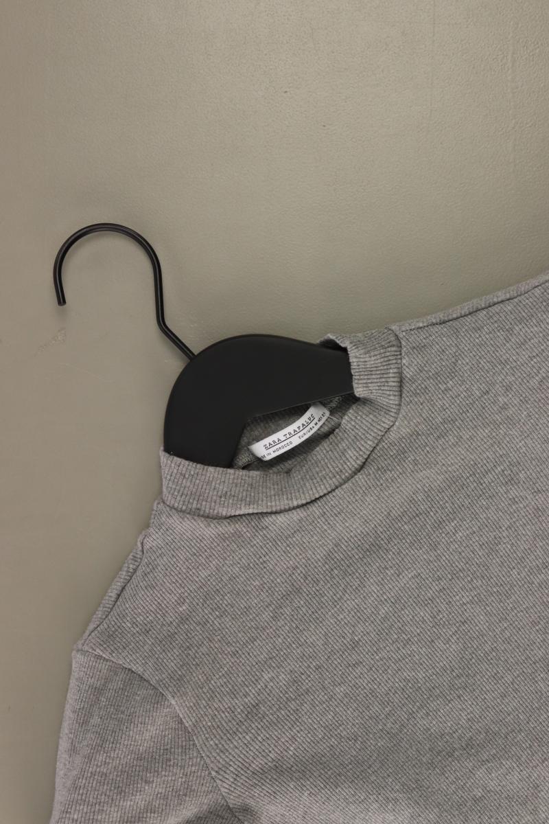 Zara Cropped Shirt Gr. M 3/4 Ärmel grau