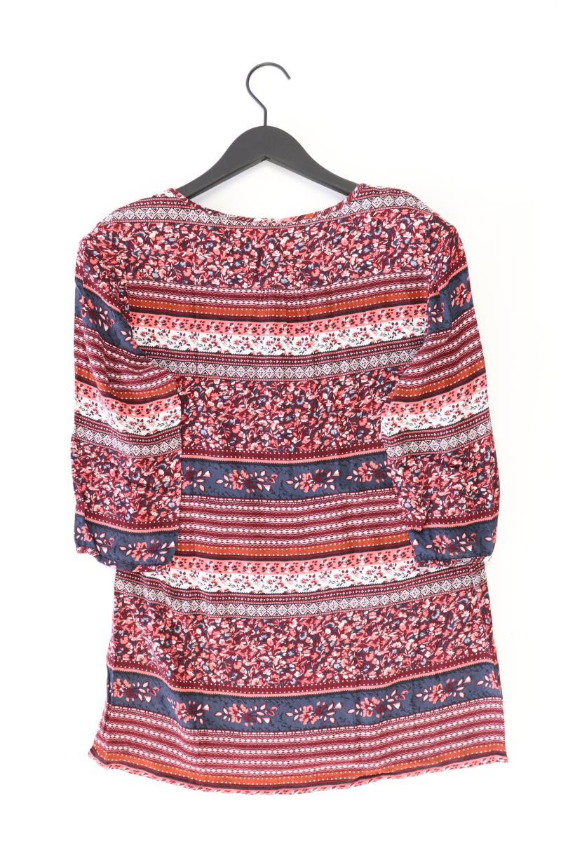 Zero Regular Bluse Gr. 38 3/4 Ärmel rot aus Viskose