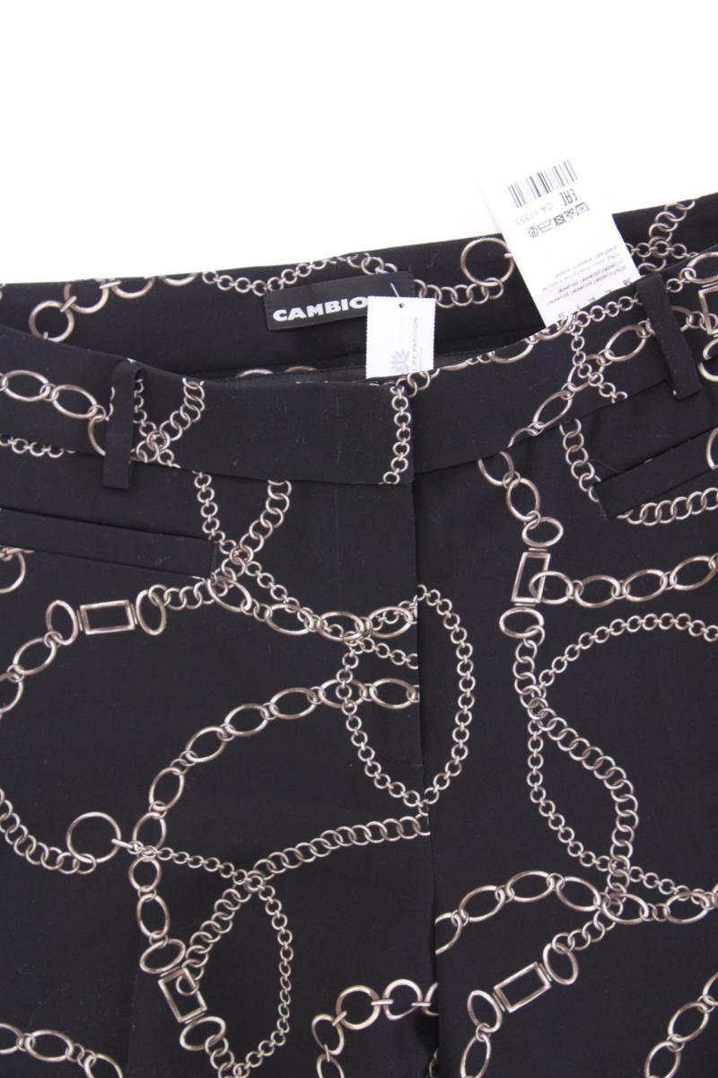 Cambio Caprihose Gr. 38 Modell Renira schwarz aus Polyester