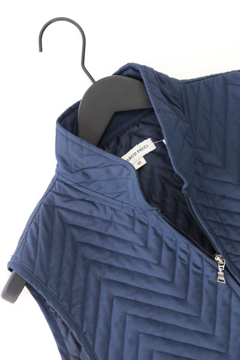 Marco Pecci Steppweste Gr. 40 blau aus Polyester