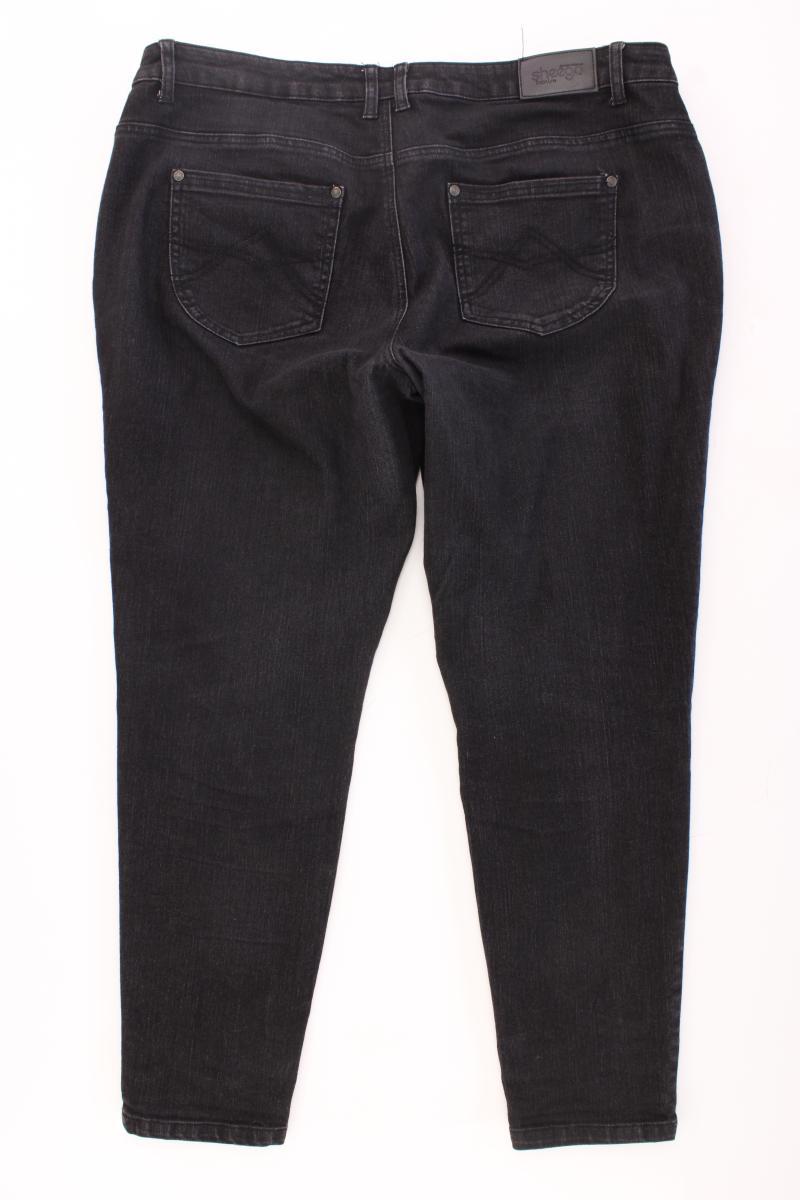 sheego Skinny Jeans Gr. Kurzgröße 23 grau aus Baumwolle