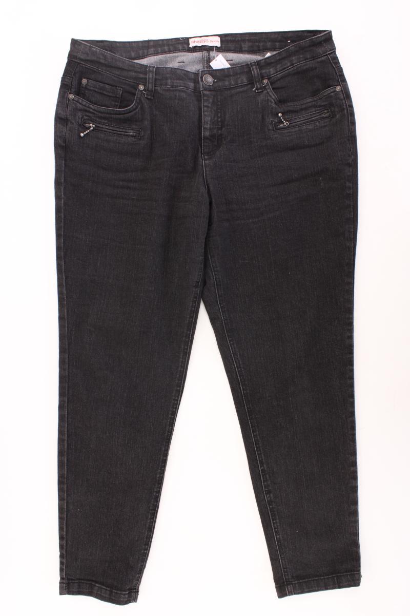 sheego Skinny Jeans Gr. Kurzgröße 23 grau aus Baumwolle