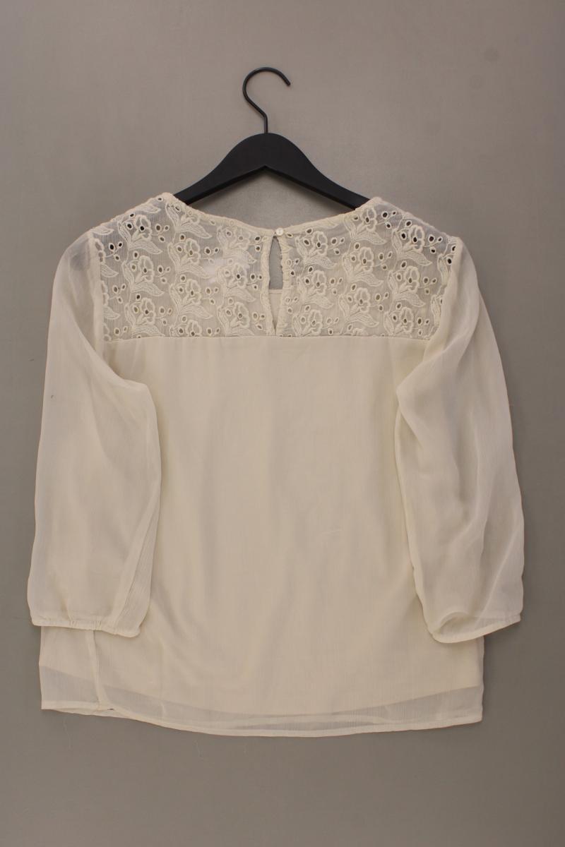 Vero Moda Chiffonbluse Gr. S 3/4 Ärmel creme aus Polyester