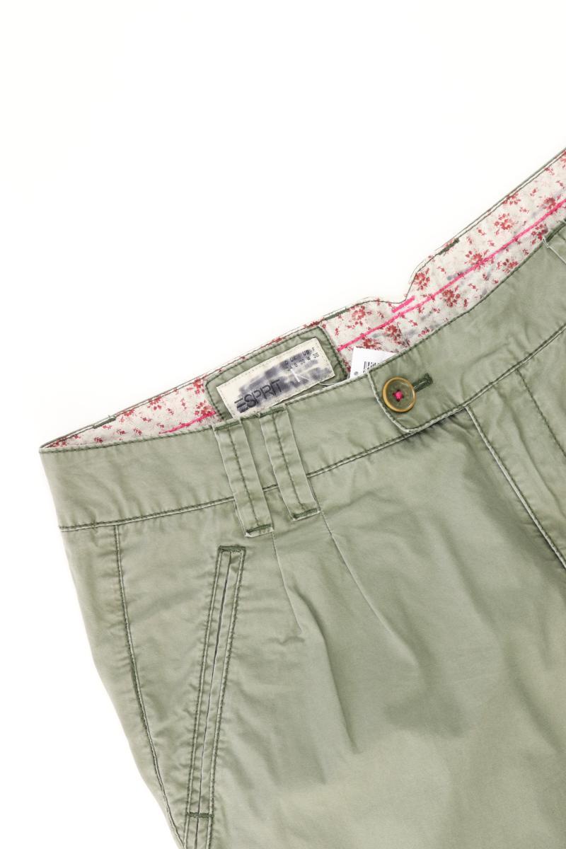 Esprit Chinohose Gr. 34 olivgrün aus Baumwolle