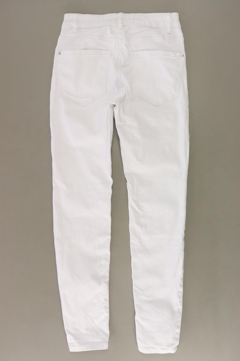 Reserved Skinny Jeans Gr. 34 weiß aus Baumwolle