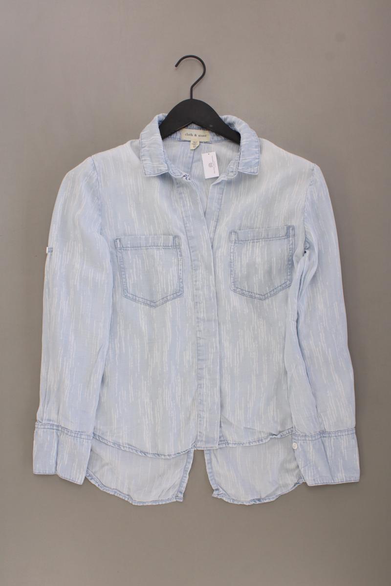 Second Hand Outfit Größe XS mit Cloth & Stone Langarmbluse in Gr. XS und Tuch