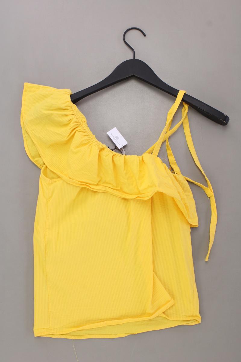 Vero Moda Kurzarmbluse Gr. S gelb aus Baumwolle