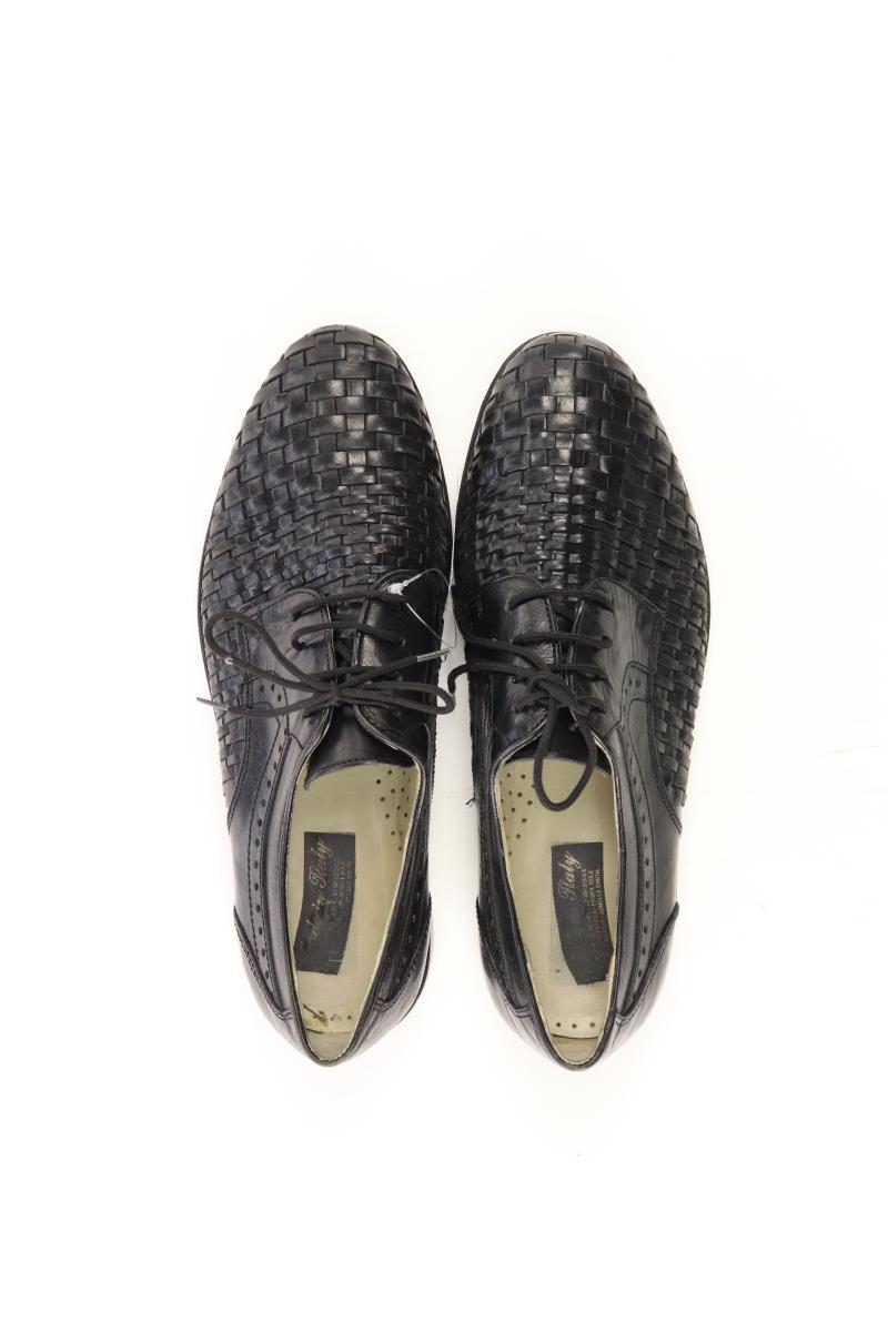 Schuhe für Herren Gr. 41 schwarz aus Leder