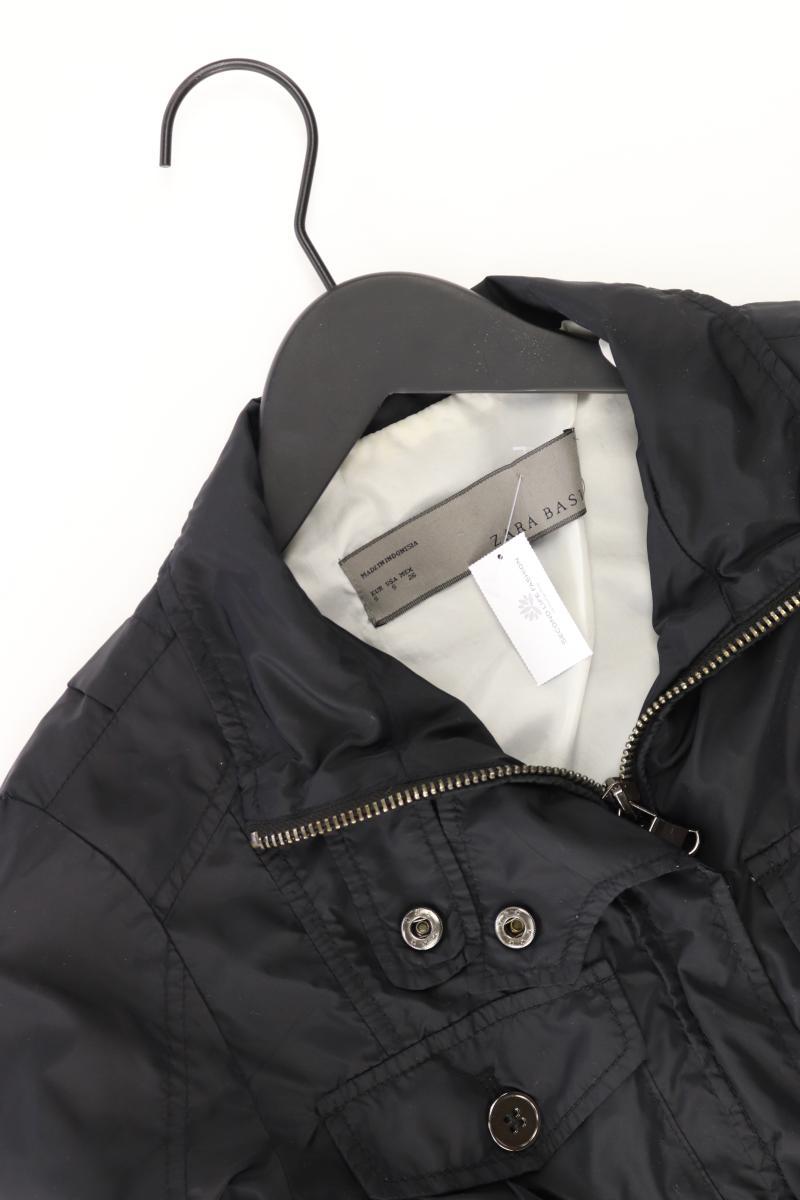 Zara Übergangsjacke Gr. S schwarz aus Polyester