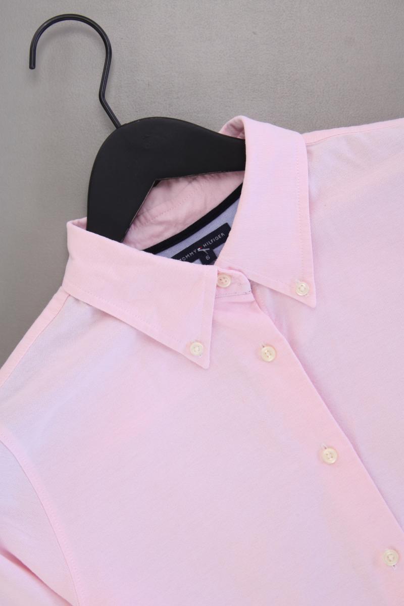 Tommy Hilfiger Langarmbluse Gr. UK 6 (XS) rosa aus Baumwolle