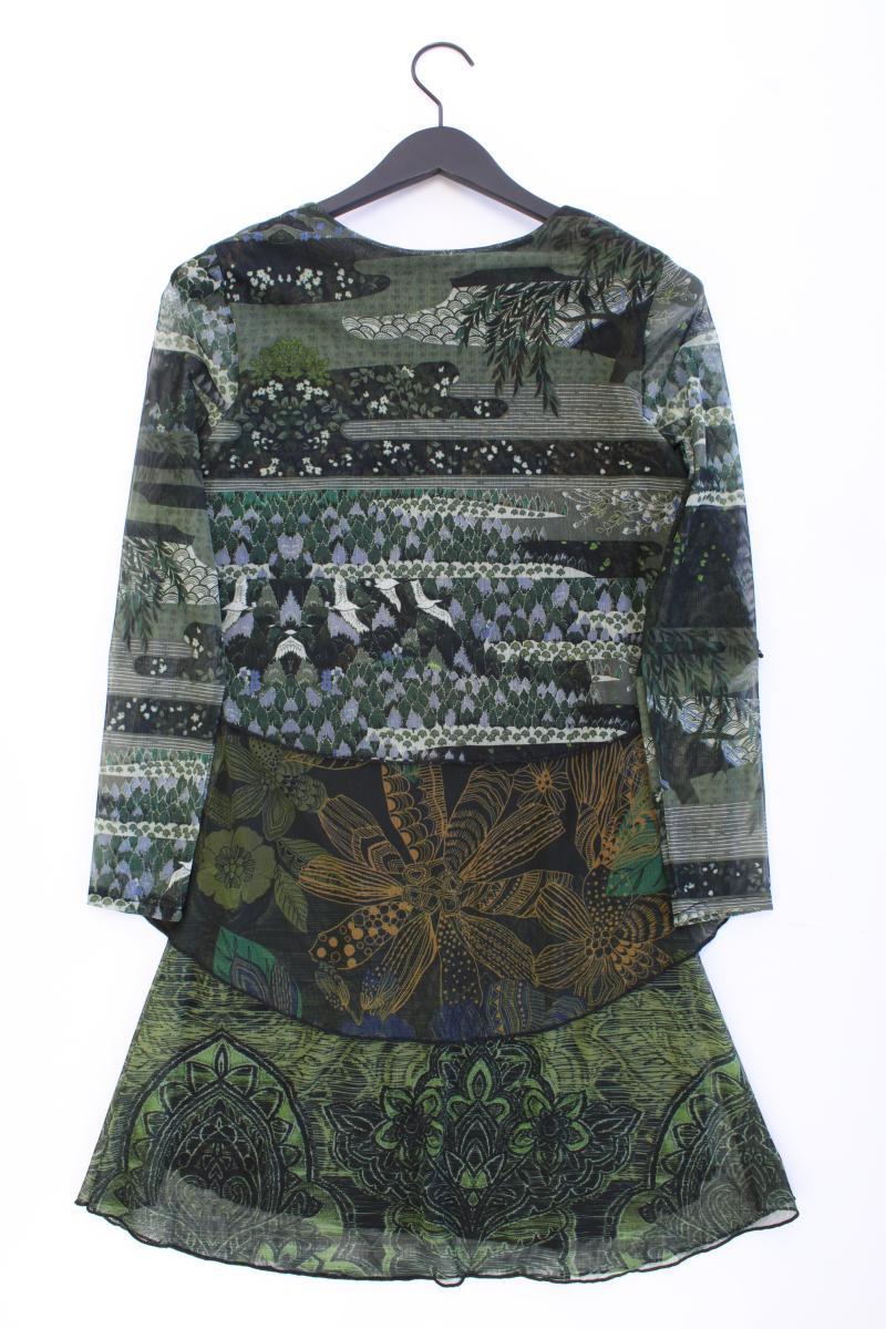 Desigual Langarmkleid Gr. S neuwertig grün aus Polyester