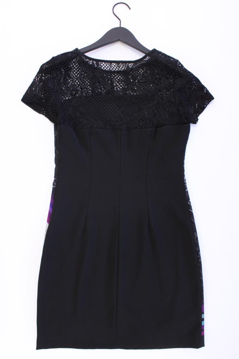 Desigual Bleistiftkleid Gr. S mit Blumenmuster Kurzarm schwarz