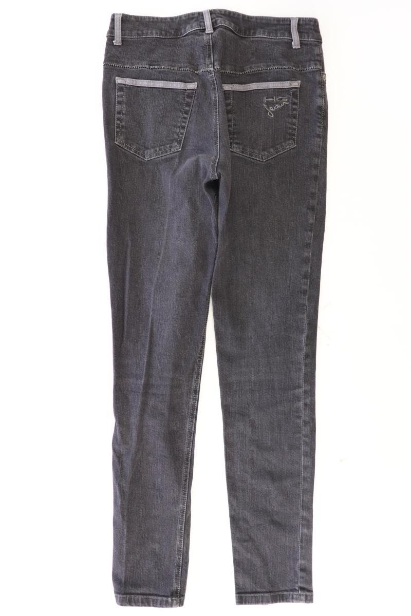 Hubert Gasser Straight Jeans Gr. W27 grau aus Baumwolle