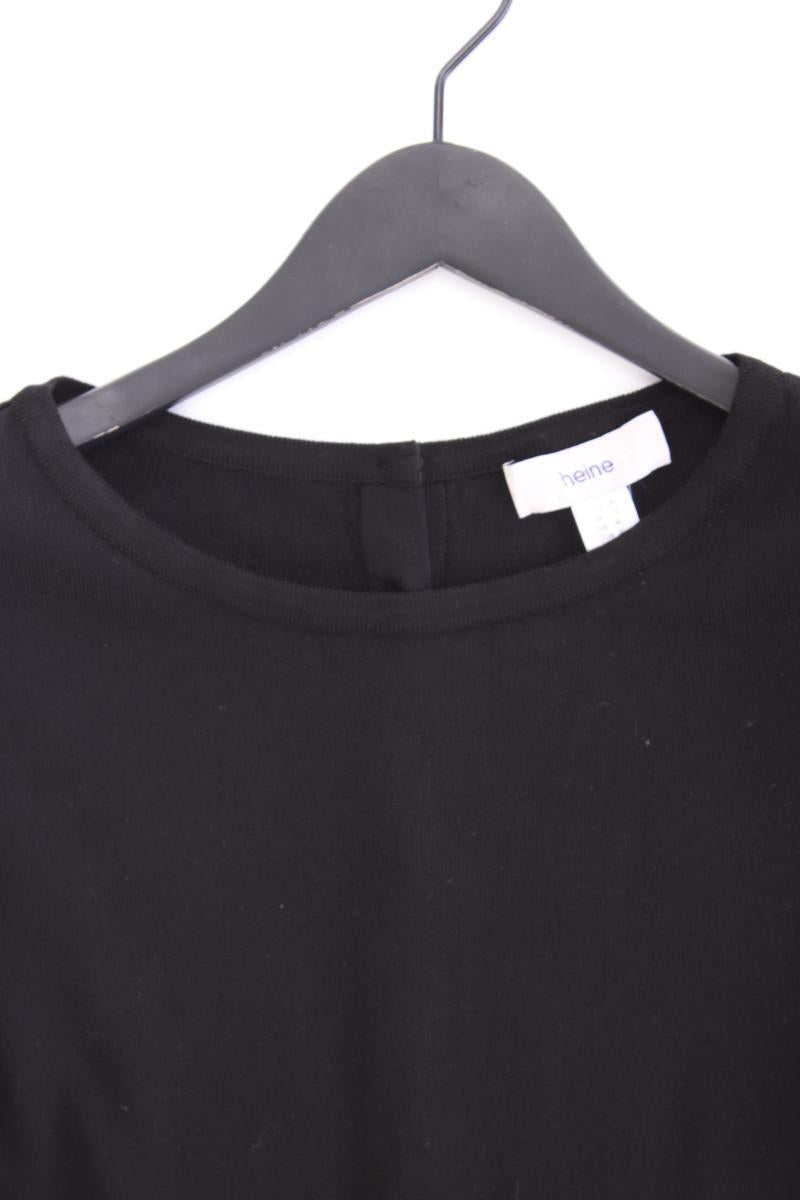 Heine Regular Shirt Gr. 38 3/4 Ärmel schwarz aus Viskose