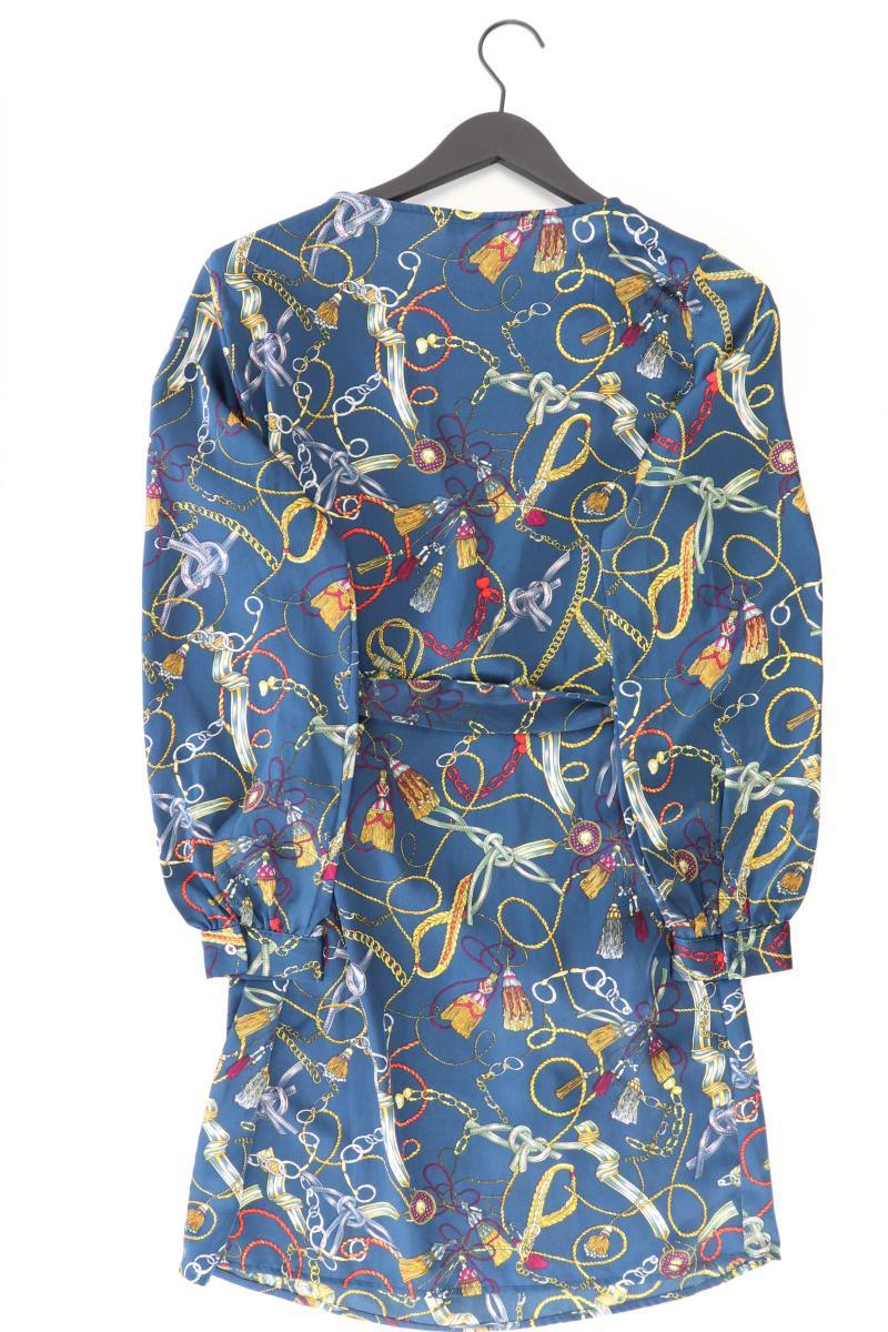 Vila Langarmkleid Gr. 40 neuwertig mit Gürtel blau