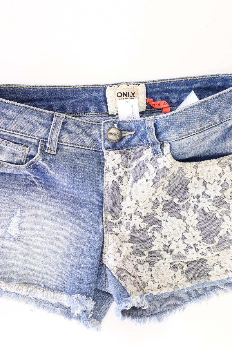 Only Jeansshorts Gr. W26 blau