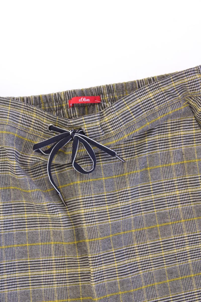 s.Oliver Rock Gr. 38 kariert neuwertig braun aus Polyester