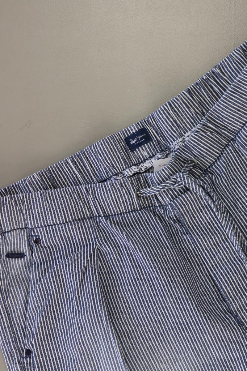 Pepe Jeans 7/8 Hose Gr. W31 gestreift blau aus Baumwolle