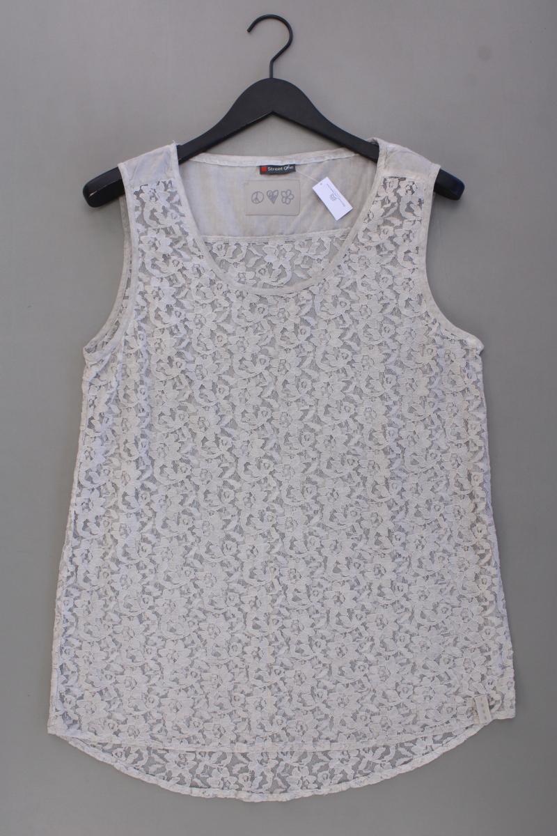 Street One Spitzentop Gr. 42 creme