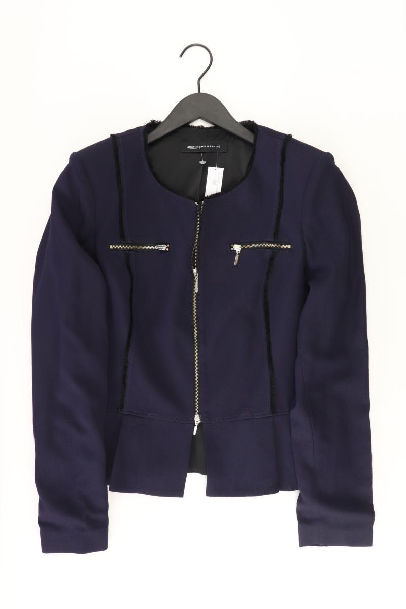 Expresso Slim Blazer Gr. 40 neuwertig blau aus Viskose