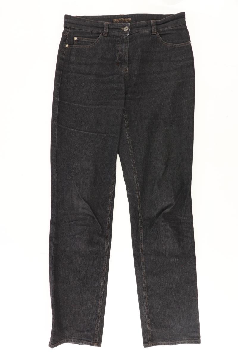 Gerry Weber Straight Jeans Gr. 40 grau aus Baumwolle